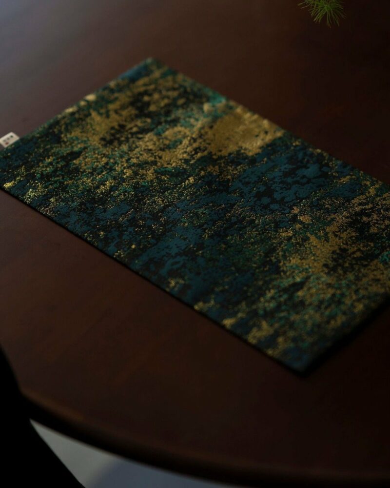 Chinese-Style-Brocade-Butterfly-Gold-Thread-Double-sided-Tea-Mat8 Chinese Style Brocade Butterfly & Gold Thread | Double-sided Tea Mat