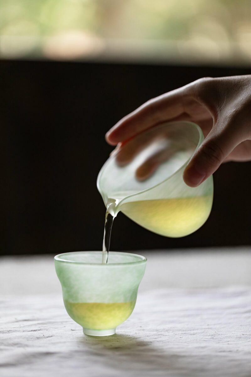 Elegant Minimalist Glass Frost Mist 150ml Fair Cup Gong Dao Bei