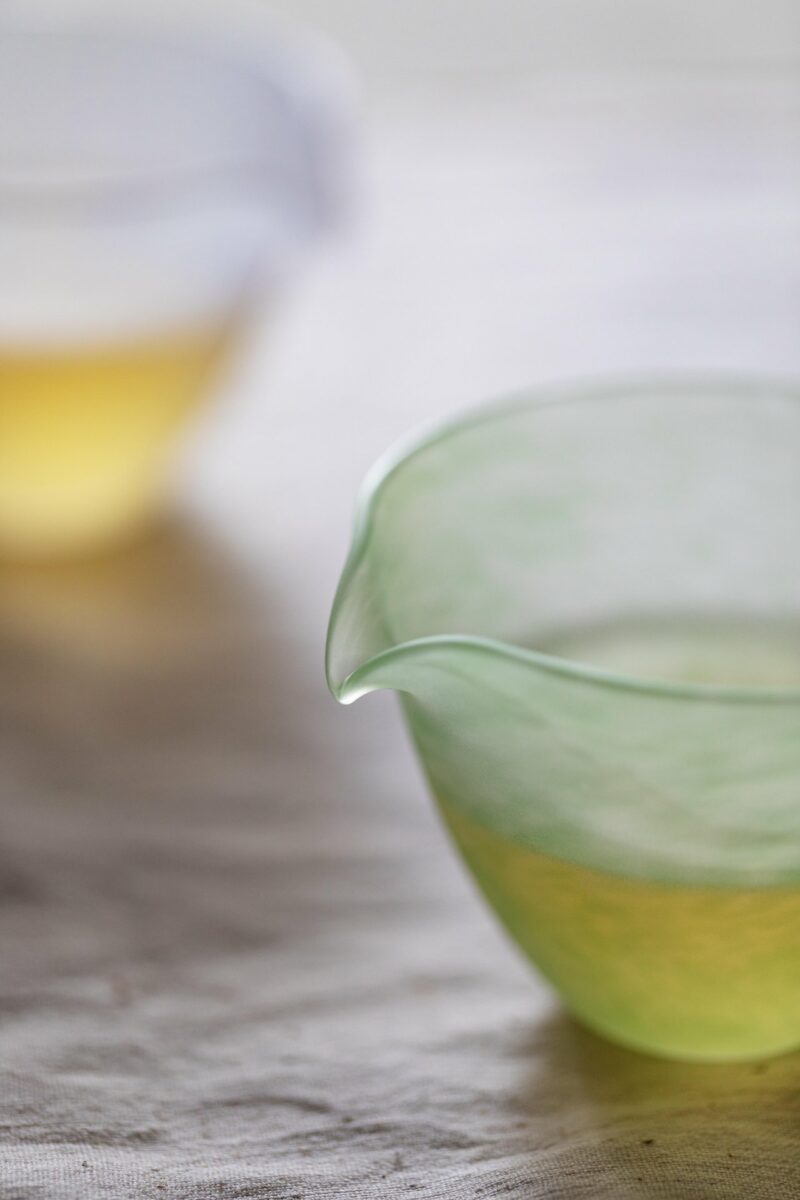 Elegant Minimalist Glass Frost Mist 150ml Fair Cup Gong Dao Bei