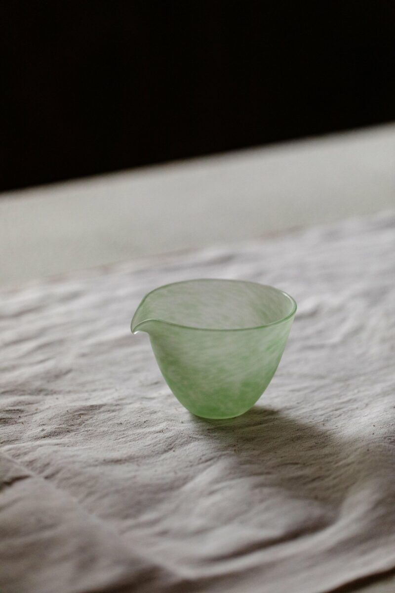 Elegant Minimalist Glass Frost Mist 150ml Fair Cup Gong Dao Bei