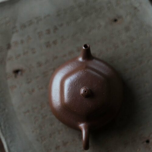Fully-Handmade-Zini-Hexagonal-Jing-Le-120ml-Yixing-Teapot1 Fully Handmade Zini Hexagonal Jing Le 120ml Yixing Teapot