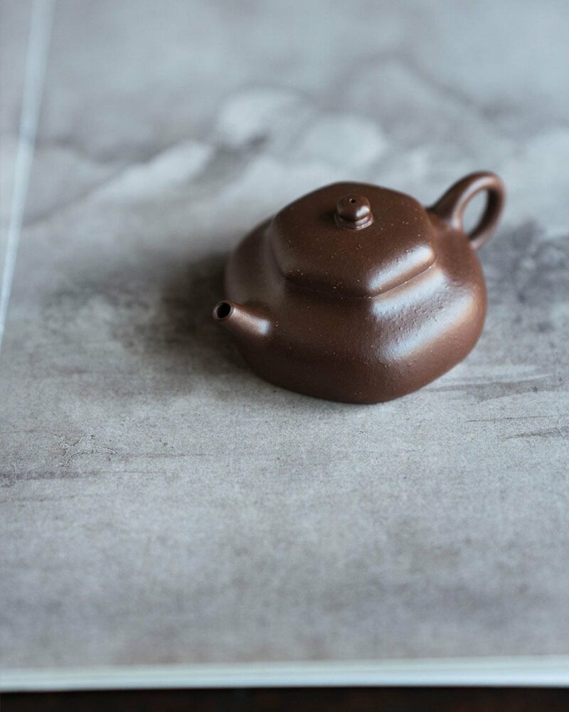 Fully-Handmade-Zini-Hexagonal-Jing-Le-120ml-Yixing-Teapot10 Fully Handmade Zini Hexagonal Jing Le 120ml Yixing Teapot