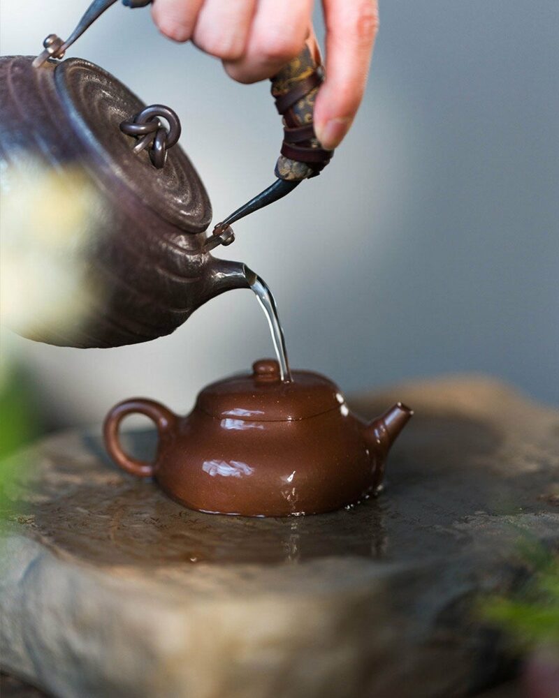 Fully-Handmade-Zini-Hexagonal-Jing-Le-120ml-Yixing-Teapot3 Fully Handmade Zini Hexagonal Jing Le 120ml Yixing Teapot