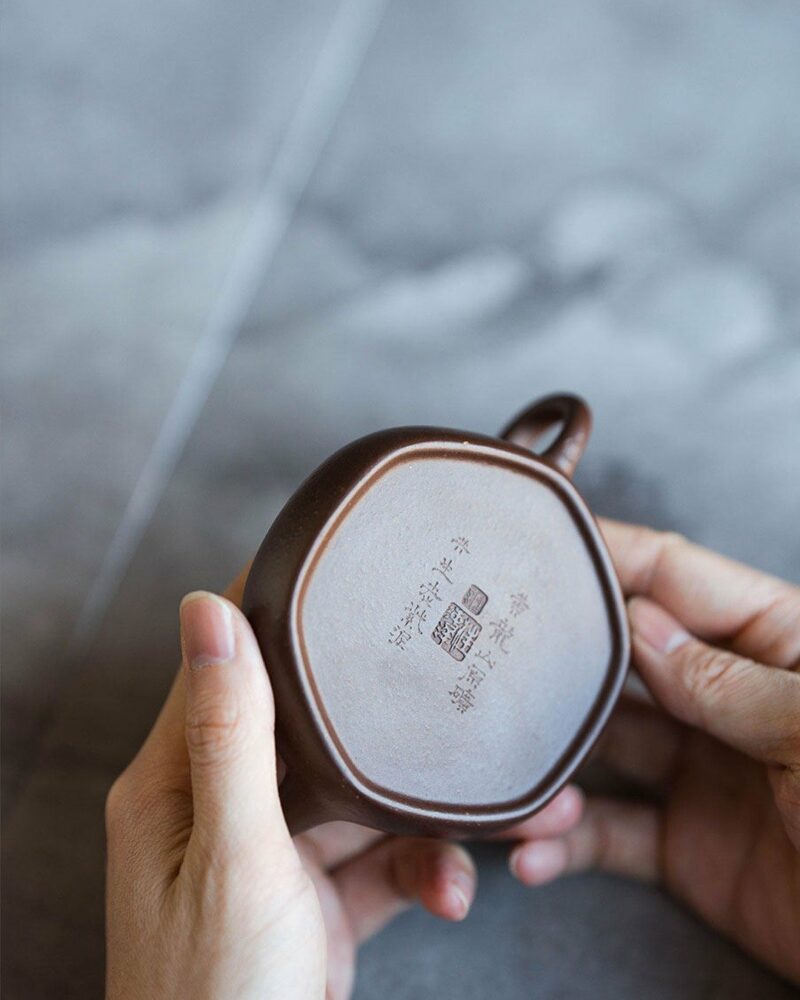 Fully-Handmade-Zini-Hexagonal-Jing-Le-120ml-Yixing-Teapot8 Fully Handmade Zini Hexagonal Jing Le 120ml Yixing Teapot