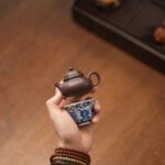 Half Handmade Mini Zini Hexagonal Rong Tian 50ml Yixing Teapot