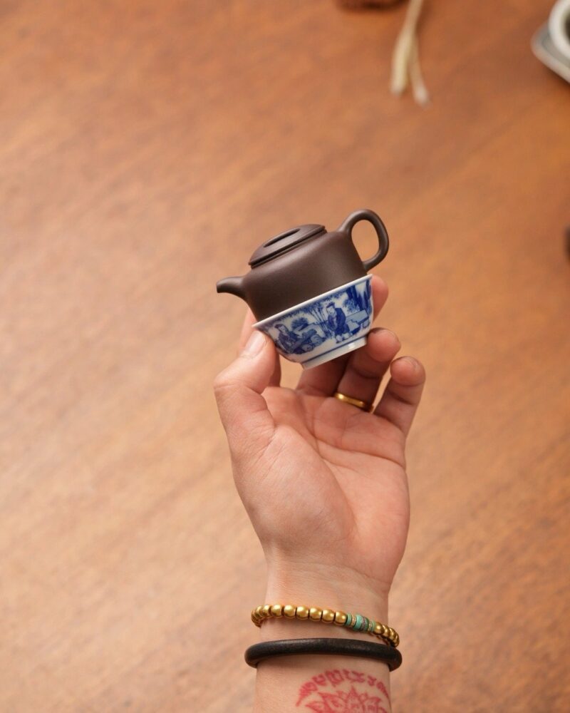 Half-Handmade-Mini-Zini-Niu-Gai-Lian-Zi-50ml-Yixing-Teapot4 Half Handmade Mini Zini Niu Gai Lian Zi 50ml Yixing Teapot