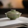 Handmade Gradient Glaze Ceramic Bamboo Green 100ml Gaiwan