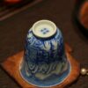 Handmade Hand-painted Ceramic Blue and White Landscape Snow Scene 80ml Host Cup