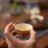 Handmade Hand-painted Fen Cai Ceramic Longevity Peach 50ml Gaiwan Set Pre Order Ship In 20 Days