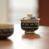 Handmade-Hand-painted-Porcelain-Blue-White-Baoxiang-Pattern-65ml-Gaiwan-Set-Pre-Order-Ship-In-20-Days5 Handmade Hand-painted Porcelain Blue & White Baoxiang Pattern 65ml Gaiwan Set Pre Order Ship In 20 Days