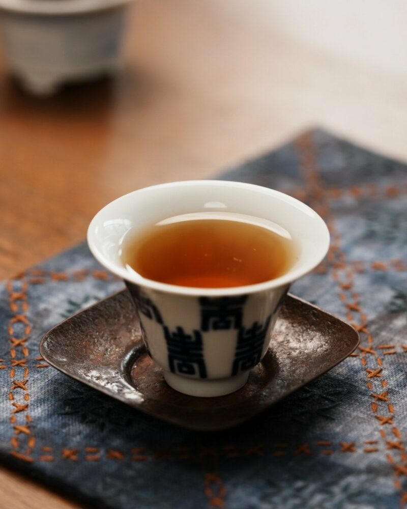 Handmade Hand-painted Porcelain Blue & White Shou Character Pattern 45ml Tea Cup