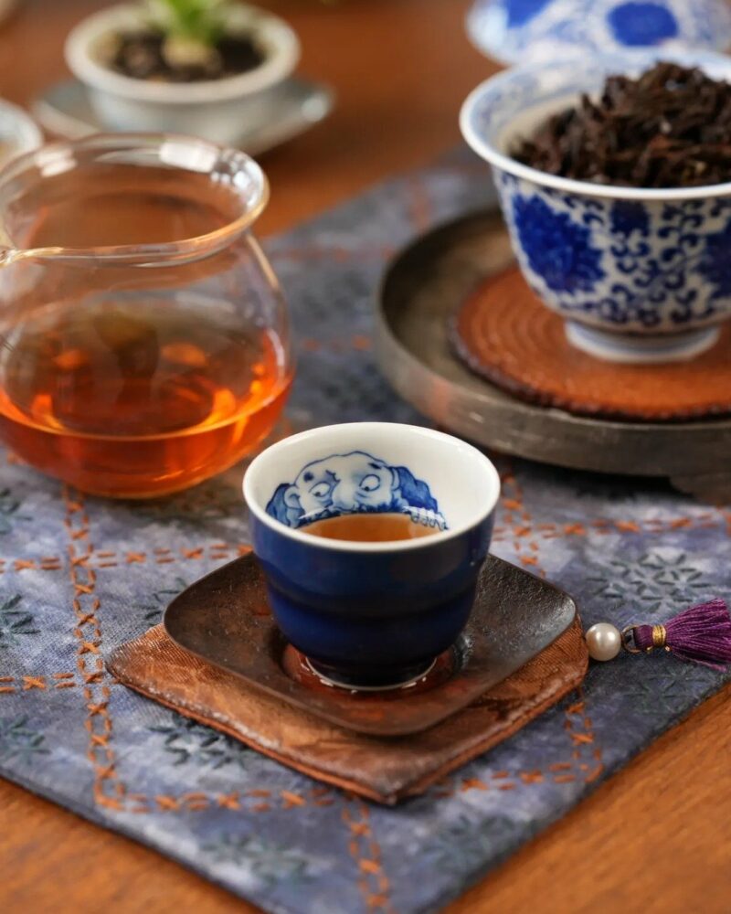 Handmade-Hand-painted-Porcelain-Wood-Firing-Kiln-Blue-and-White-Gourd-45cc-Tea-Cup1 Handmade Hand-painted Porcelain Wood Firing Kiln Blue and White Gourd 45cc Tea Cup