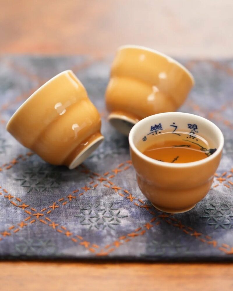 Handmade-Hand-painted-Porcelain-Wood-Firing-Kiln-Blue-and-White-Gourd-45cc-Tea-Cup10 Handmade Hand-painted Porcelain Wood Firing Kiln Blue and White Gourd 45cc Tea Cup