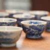 Handmade Hand-painted Qinghua Ceramic Landscape 50ml Host Cup