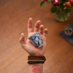 Handmade Hand-painted Underglaze decoration Porcelain Blue and White Landscape Hexagonal 50cc Tea Cup