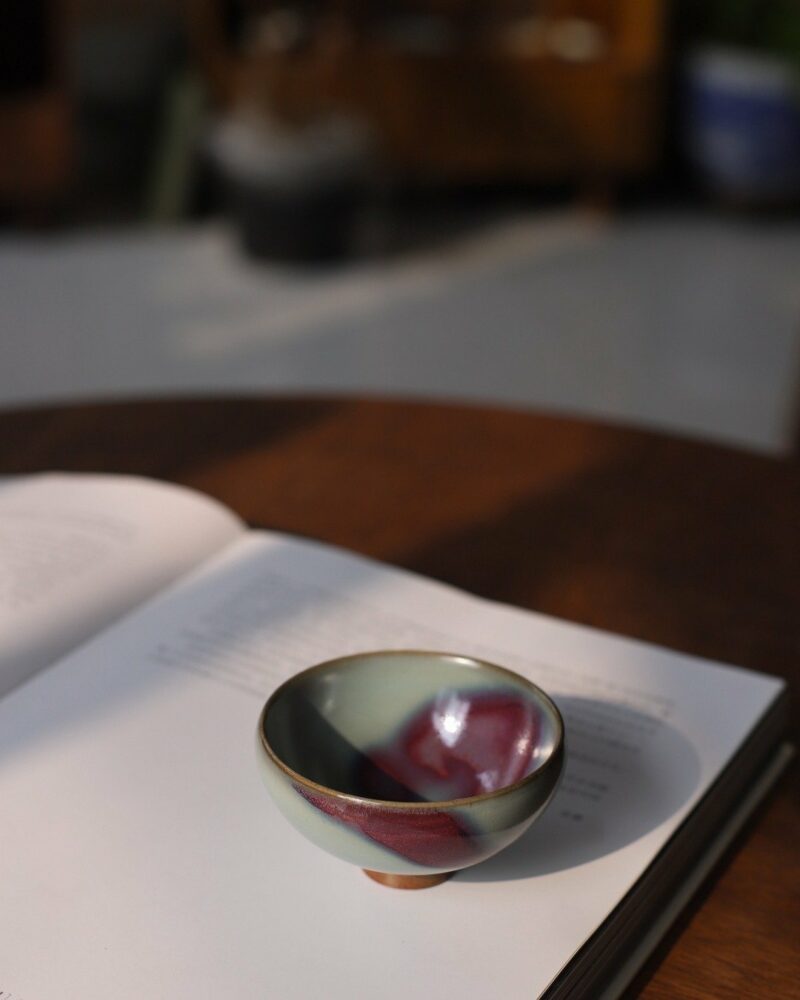 Handmade Traditional Ceramic Gradient Purple Jun Ware 75ml Host Cup