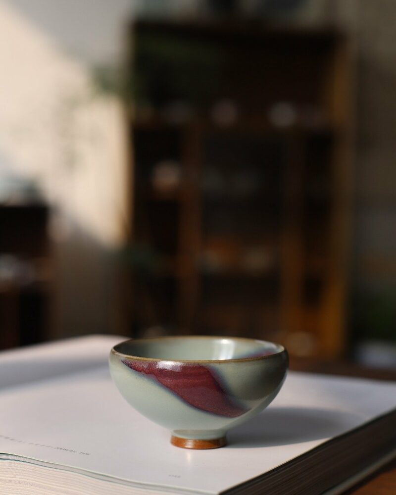 Handmade Traditional Ceramic Gradient Purple Jun Ware 75ml Host Cup