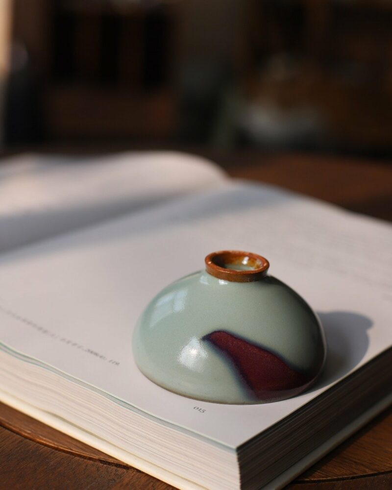 Handmade Traditional Ceramic Gradient Purple Jun Ware 75ml Host Cup