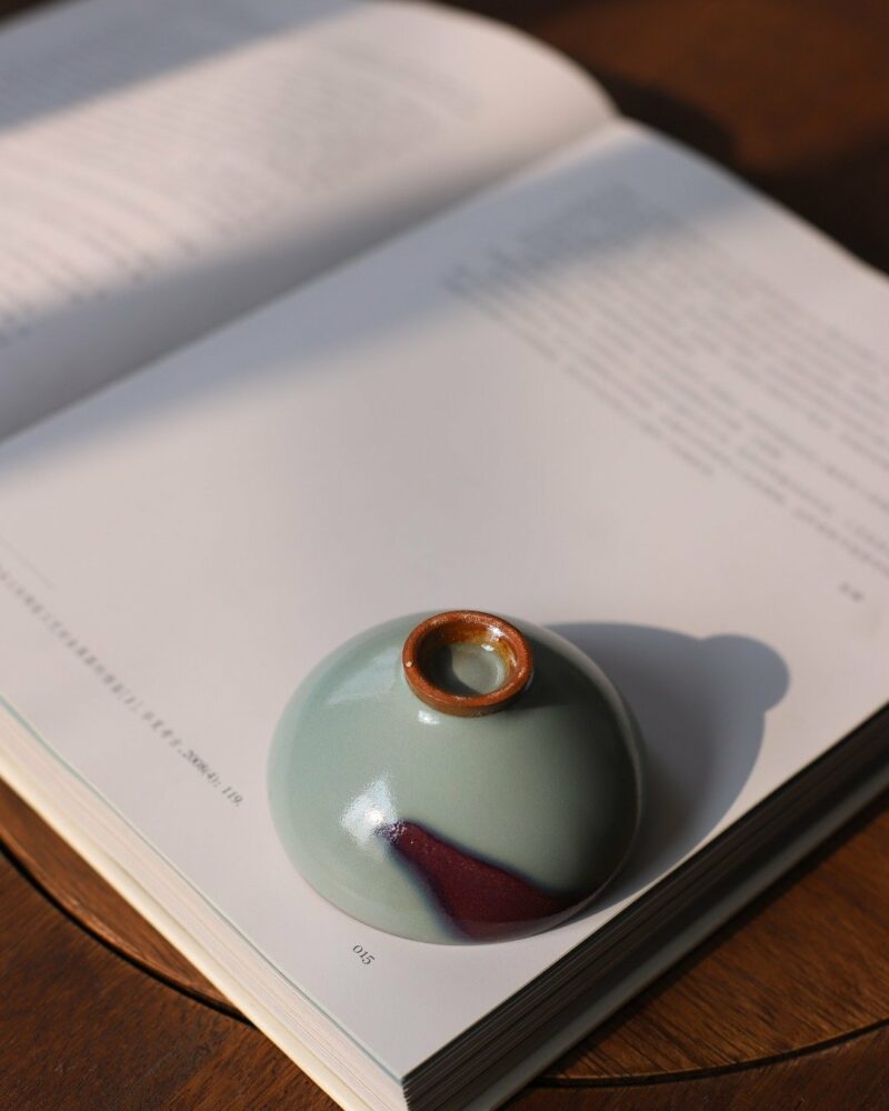 Handmade Traditional Ceramic Gradient Purple Jun Ware 75ml Host Cup