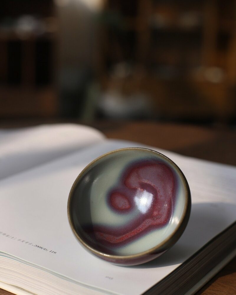 Handmade Traditional Ceramic Gradient Purple Jun Ware 75ml Host Cup