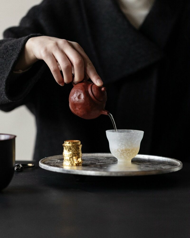 Handmade Traditional Lacquer Walnut Wood 24.5 * 3.3cm Tea Tray