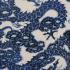 Handmade Underglaze decoration Porcelain Yuan Blue and White Five Dragons Chinese Tea Tray