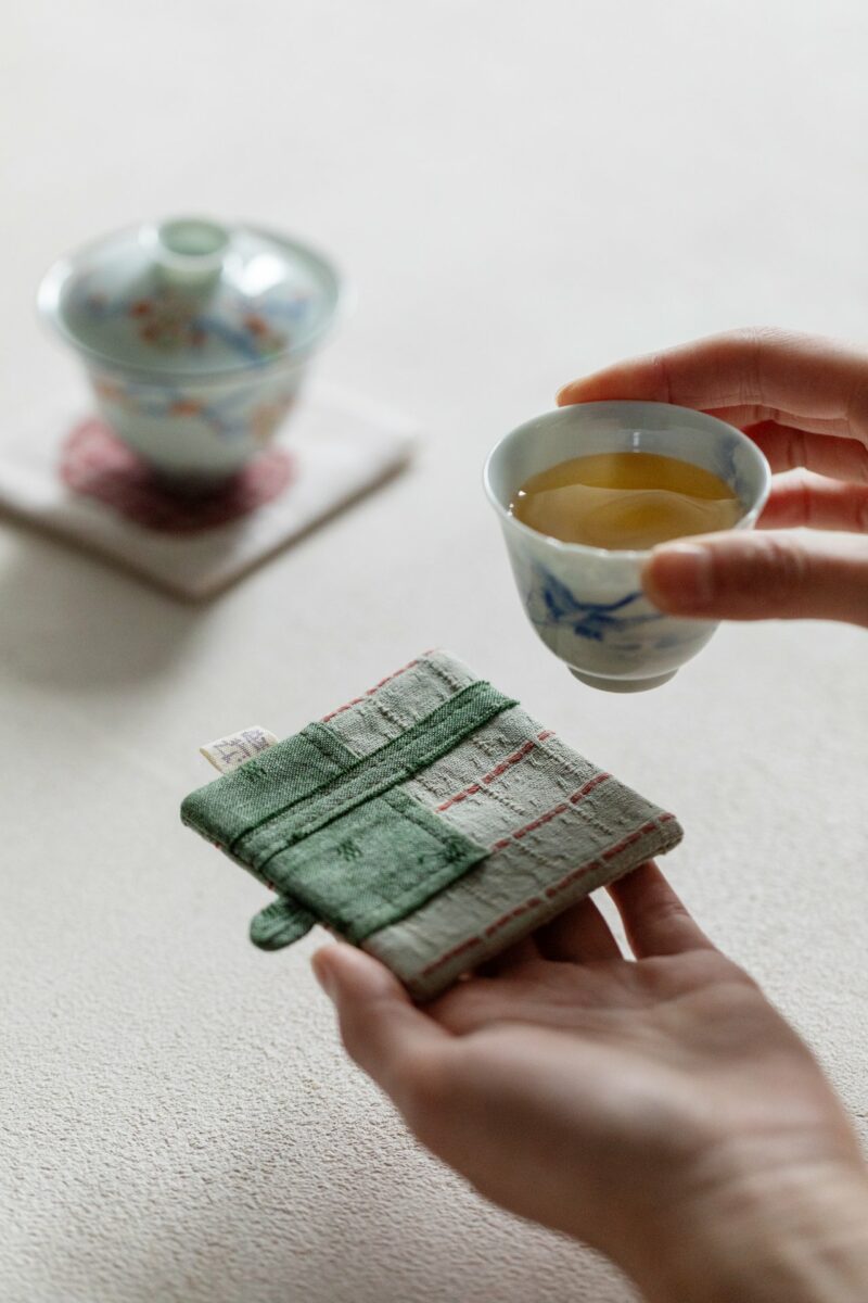 Handmade Vintage Style Artistic Chinese Style Cotton Linen Folk Patchwork Tea Coaster