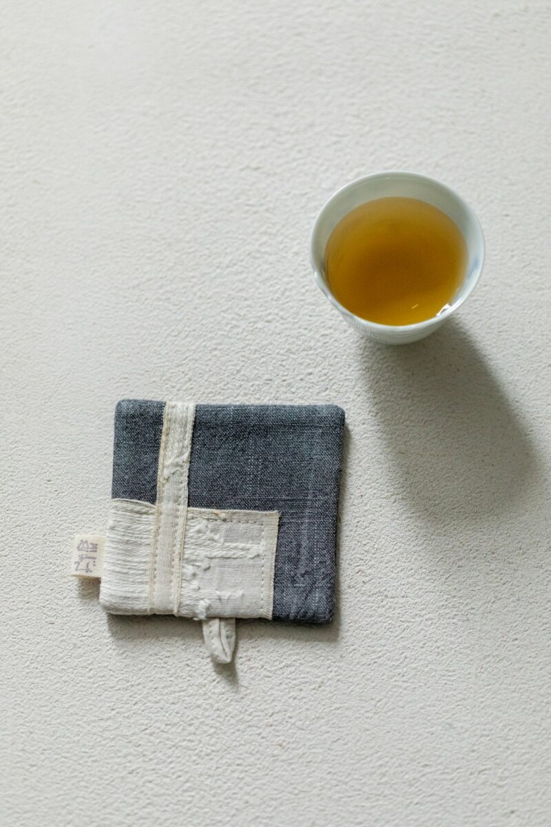 Handmade Vintage Style Artistic Chinese Style Cotton Linen Folk Patchwork Tea Coaster