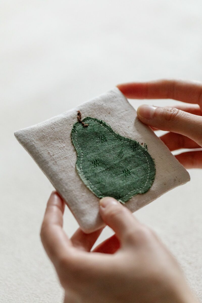 Handmade Vintage Style Artistic Chinese Style Cotton Linen Folk Patchwork Tea Coaster