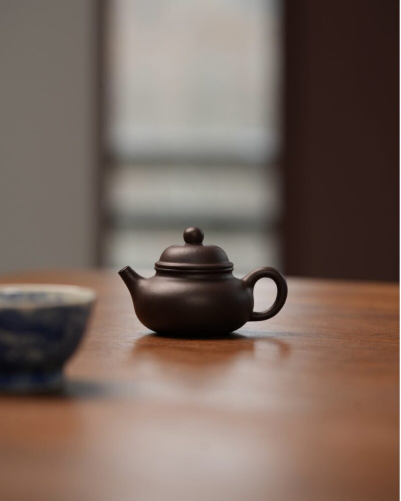 IMG_9087 Half Handmade Mini Zini Hexagonal Rong Tian 50ml Yixing Teapot