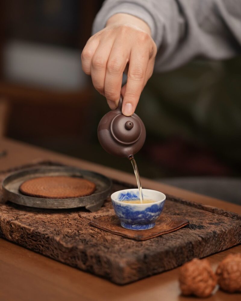 IMG_9088 Half Handmade Mini Zini Hexagonal Rong Tian 50ml Yixing Teapot