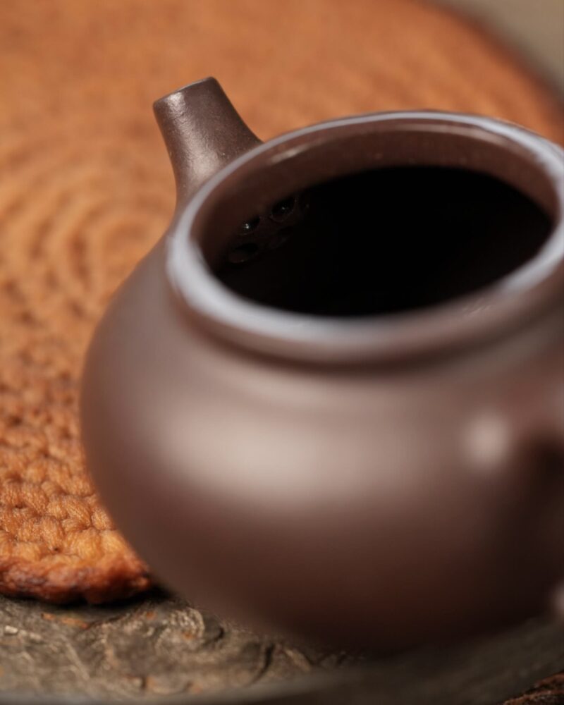 IMG_9090 Half Handmade Mini Zini Hexagonal Rong Tian 50ml Yixing Teapot