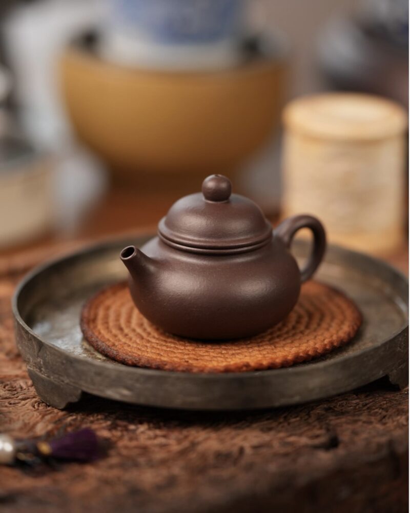 IMG_9091 Half Handmade Mini Zini Hexagonal Rong Tian 50ml Yixing Teapot