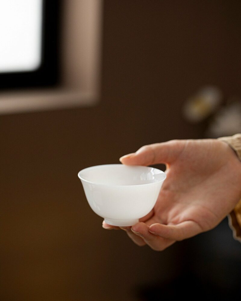 Minimalist Porcelain Ice Jade 70ml Host Cup