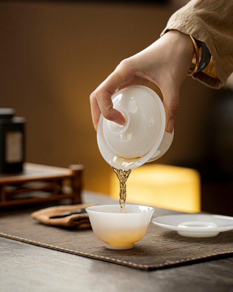 Minimalist Porcelain Ice Jade 70ml Host Cup