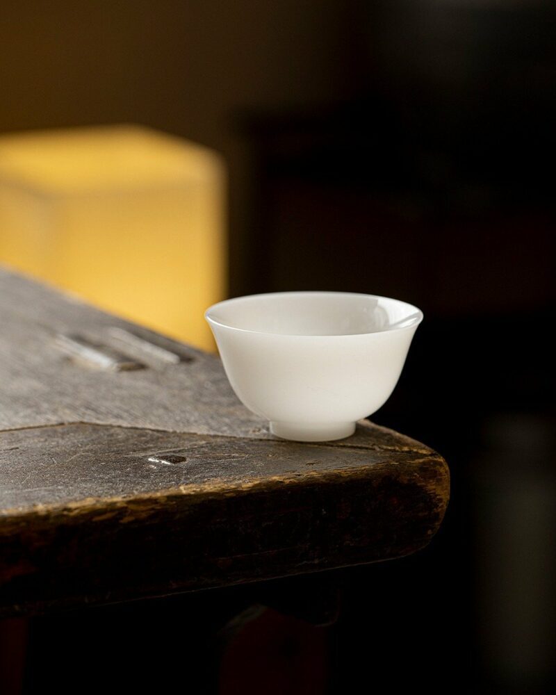 Minimalist Porcelain Ice Jade 70ml Host Cup