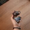 Half Handmade Zini 45cc Mini Xishi Yixing Teapot