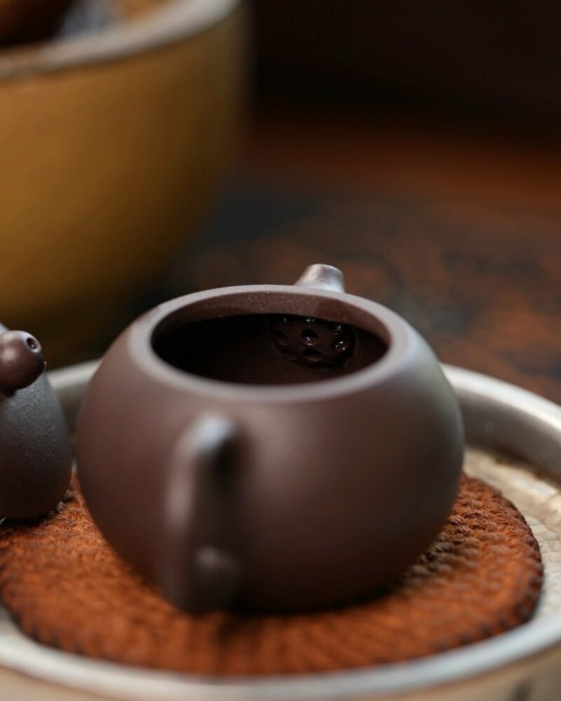 Half Handmade Zini 45cc Mini Xishi Yixing Teapot