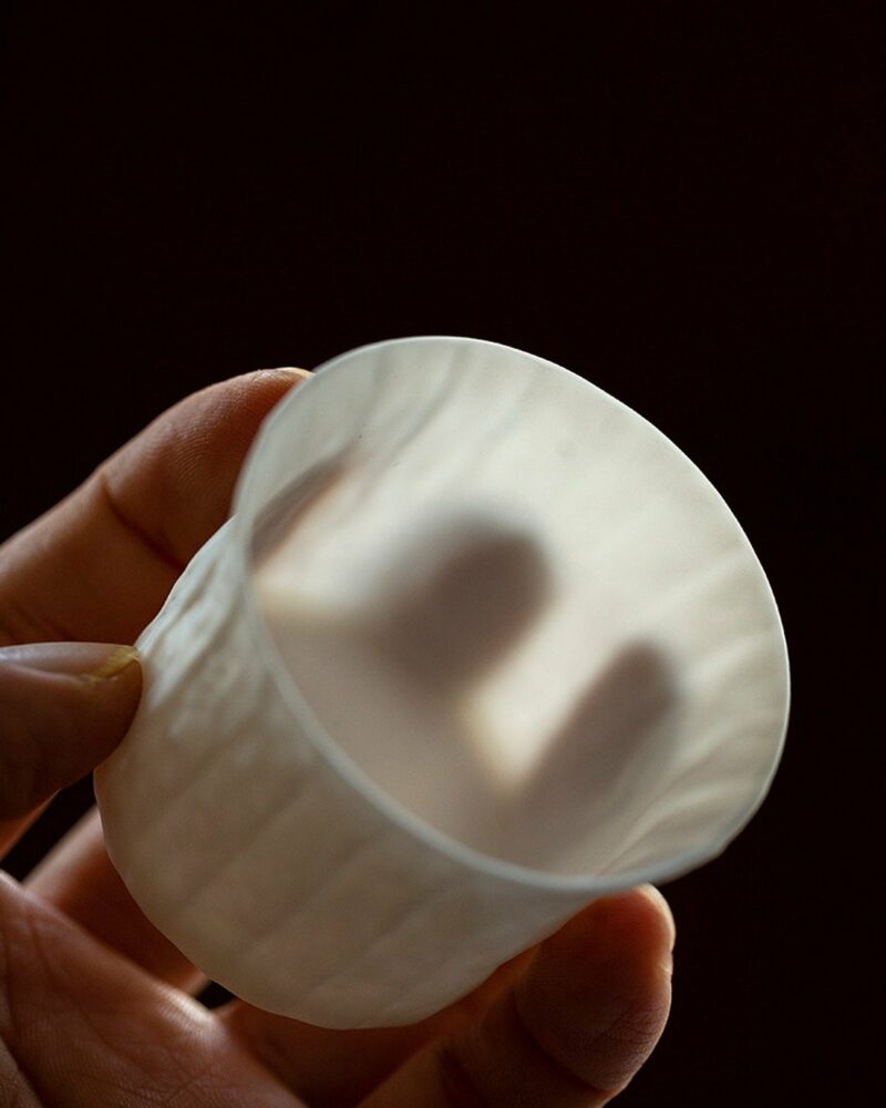 Handmade-Artistic-Minimalist-Porcelain-Rock-Texture-Folded-Form-65ml-Tea-Cup18 Handmade Artistic Minimalist Porcelain Rock Texture Folded Form 65ml Tea Cup
