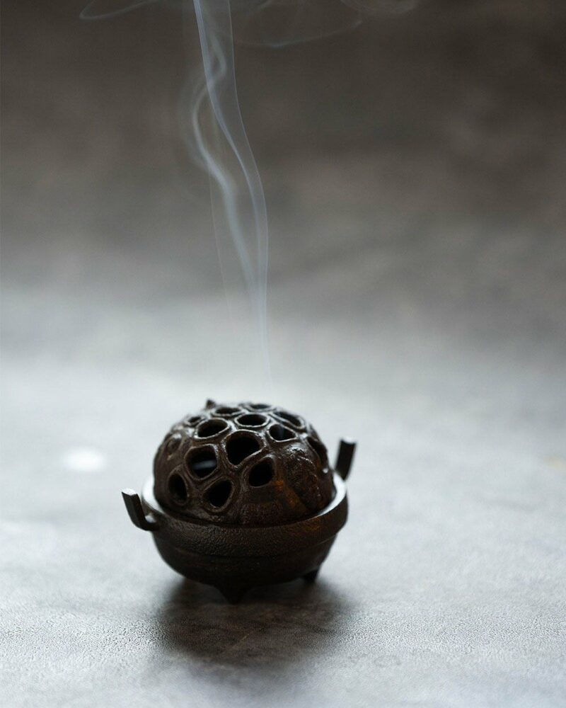 Handmade Reduction Fired Duanni Money Toad Incense Burner