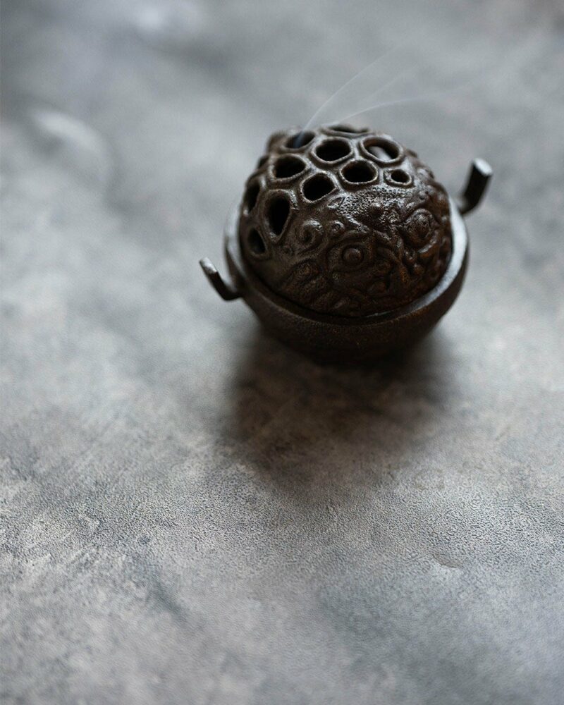 Handmade Reduction Fired Duanni Money Toad Incense Burner