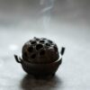 Handmade Reduction Fired Duanni Money Toad Incense Burner