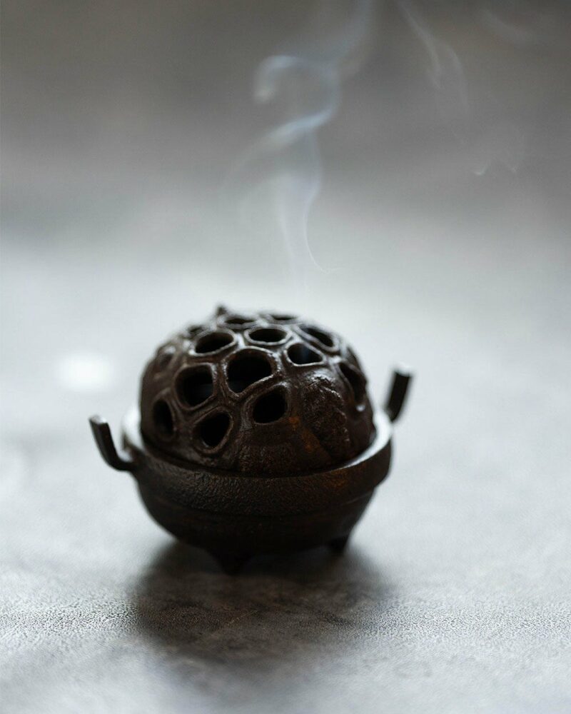 Handmade Reduction Fired Duanni Money Toad Incense Burner