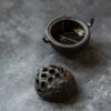Handmade Reduction Fired Duanni Money Toad Incense Burner