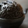 Handmade Reduction Fired Duanni Money Toad Incense Burner