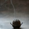 Handmade Reduction Fired Duanni Money Toad Incense Burner