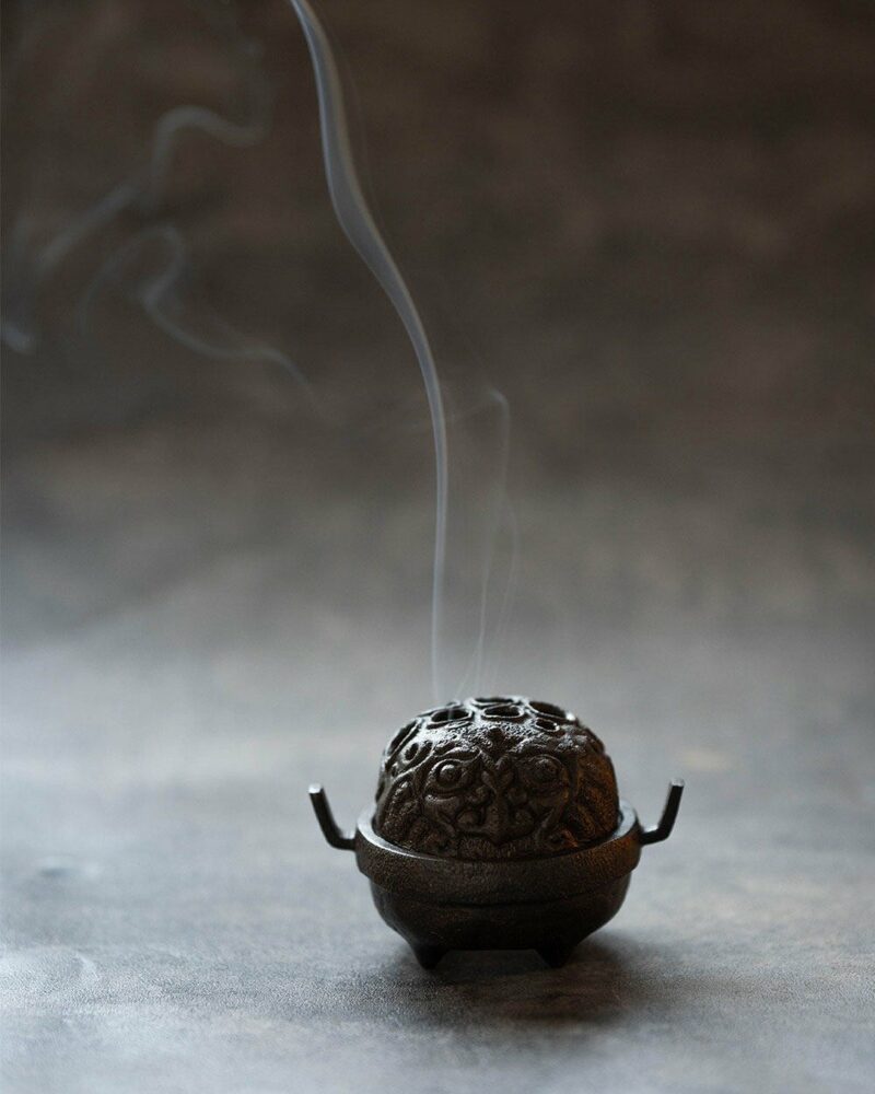 Handmade Reduction Fired Duanni Money Toad Incense Burner