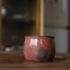 Handmade-Vintage-Style-Rusty-Red-Glaze-Jun-Kiln-Red-Speckle-Green-Patina-150ml-Host-Cup3 Handmade Vintage Style Rusty Red Glaze Jun Kiln Red Speckle Green Patina 150ml Host Cup