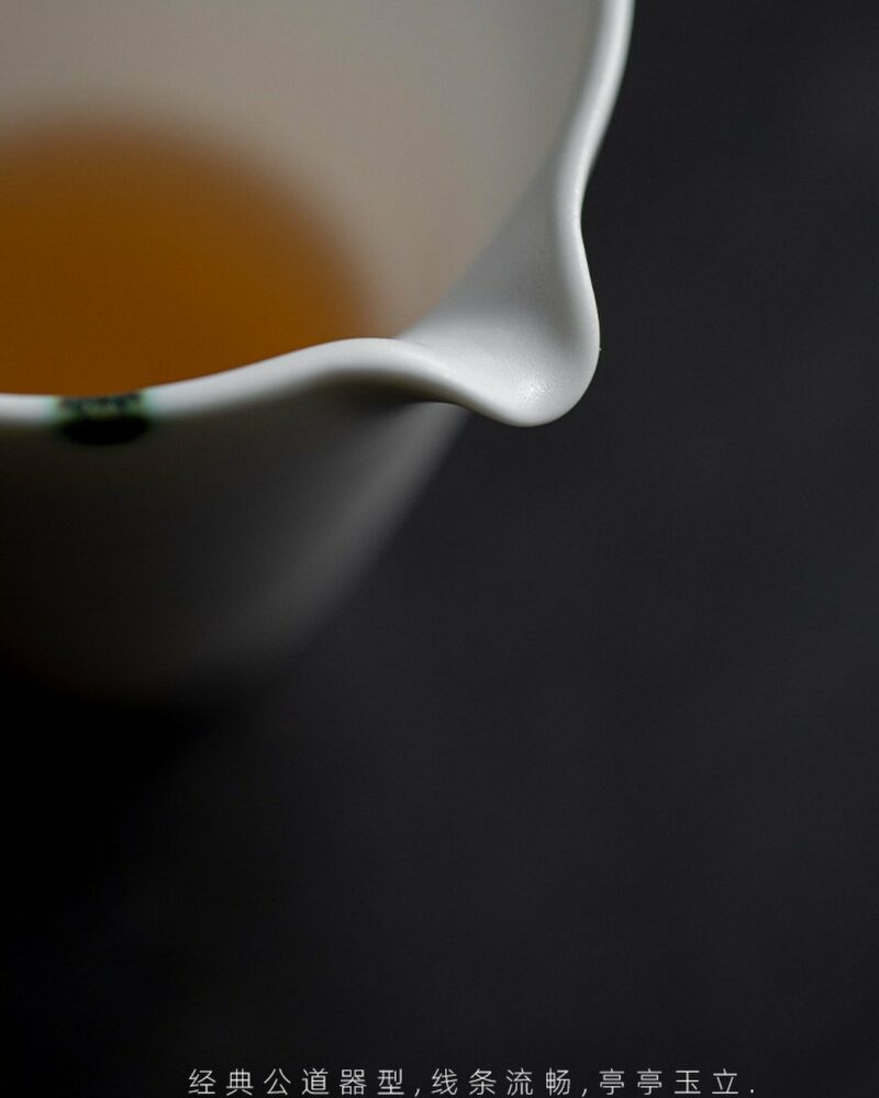 Minimalist-Porcelain-Lard-White-Jade-Dot-Rim-150ml-Fair-Cup-Gong-Dao-Bei11 Minimalist Porcelain Lard White Jade Dot Rim 150ml Fair Cup Gong Dao Bei