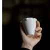 Minimalist-Porcelain-Lard-White-Jade-Dot-Rim-150ml-Fair-Cup-Gong-Dao-Bei3 Minimalist Porcelain Lard White Jade Dot Rim 150ml Fair Cup Gong Dao Bei